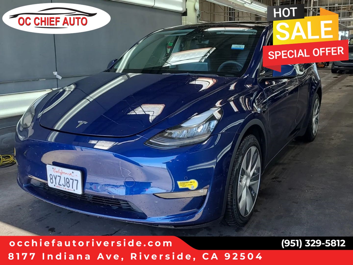 tesla model y 2022 7SAYGDEE8NF313187 image